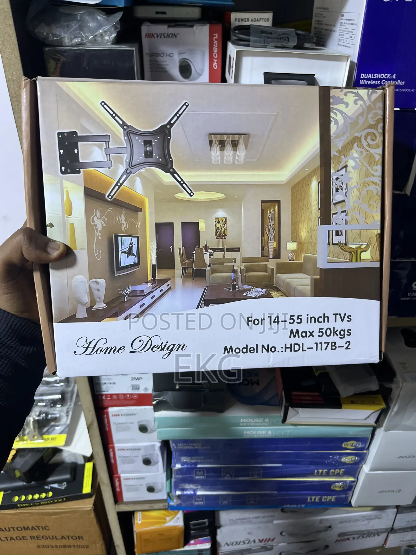 ባለሙሉ እንቅስቃሴ የቲቪ መስቀያ (Full Motion Tv Wall Mount)