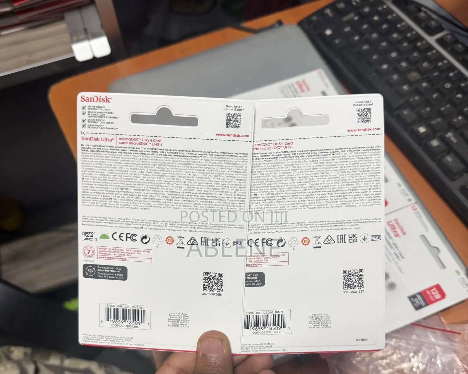 128gb Sandisk Original Memory Card (Sd Card)