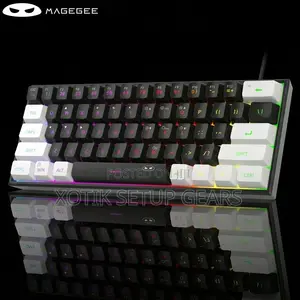 Magegee Ts91 60% Compact Wired Gaming Keyboard - Rgb Backlit