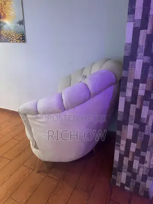 Luxury Cream Velvet Sofa Matching Accent Chair