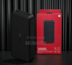 Zero Anxiety: Redmi 20000mah Powerbank With 18w Fast Charge