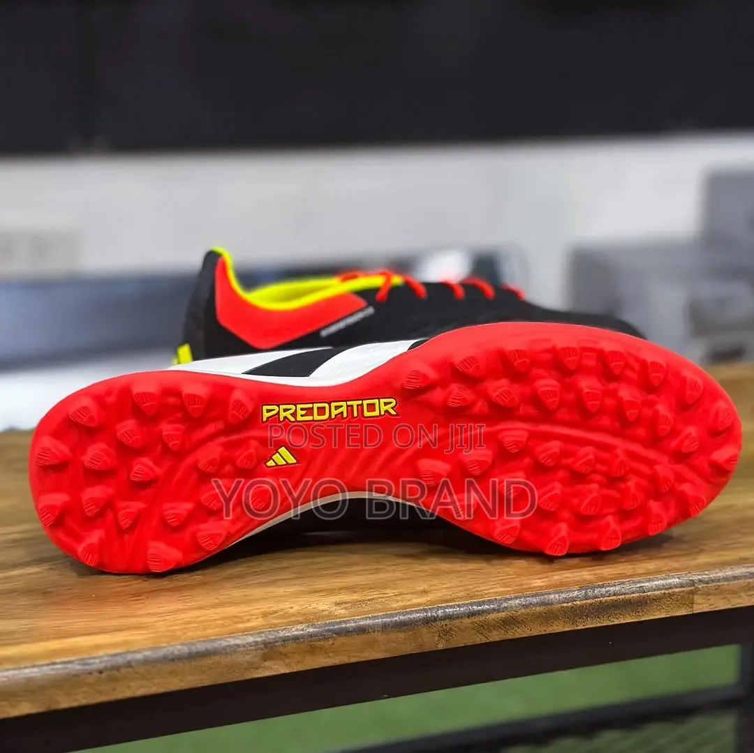 Adidas Predator Elite Tf Football Black White Red Solar Unisex Shoes