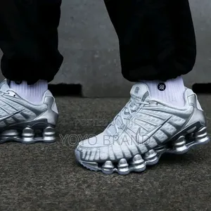 Nike Shox Tl "Pure Platinum "Chrome Unisex Fashion Shoes