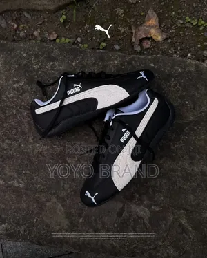Puma Speed Cat Unisex Lather Black/Whitw