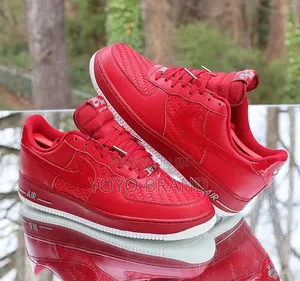 New Arrival Nike Air Force 1loe ’07 Lv8" Gym Red"Unisex Fashion Shoes