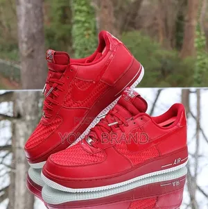 New Arrival Nike Air Force 1loe ’07 Lv8" Gym Red"Unisex Fashion Shoes