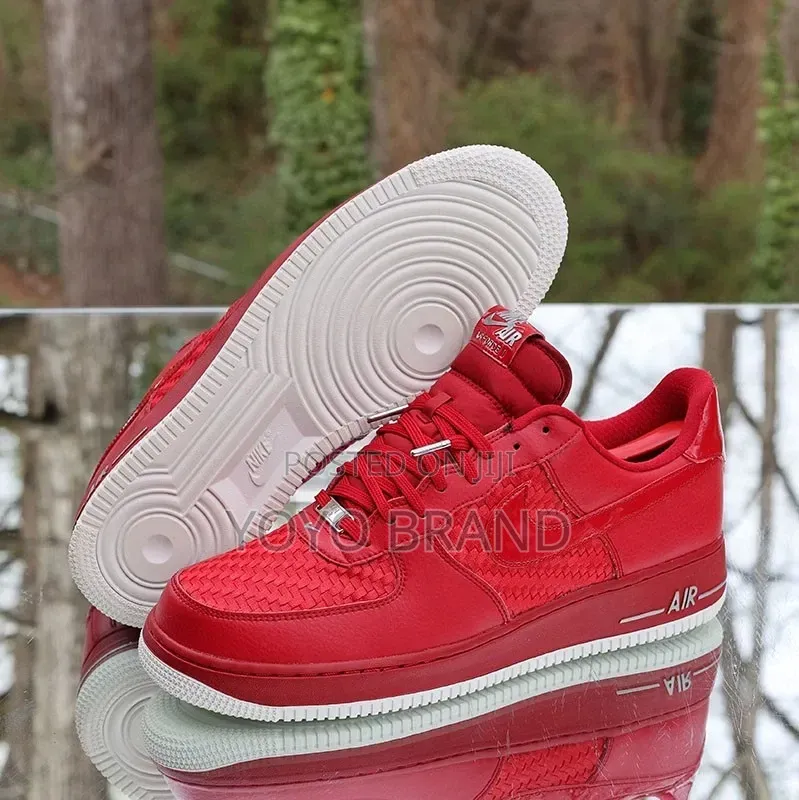 New Arrival Nike Air Force 1loe ’07 Lv8" Gym Red"Unisex Fashion Shoes