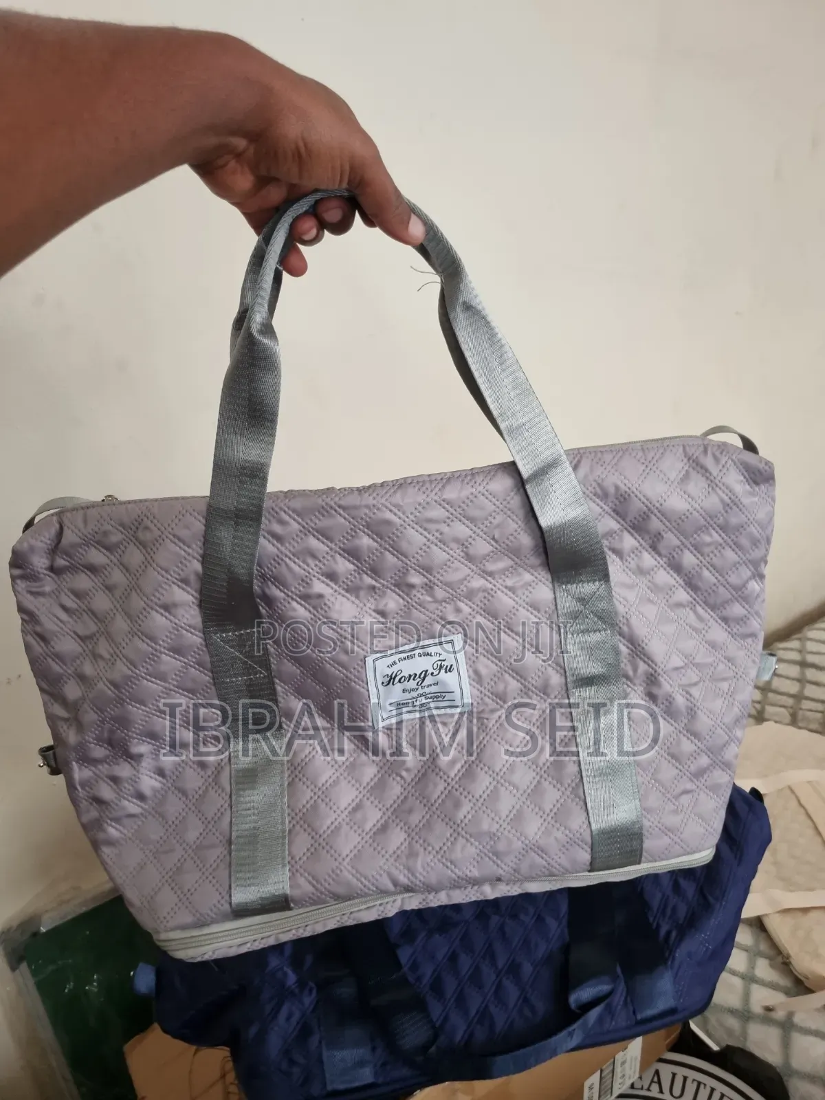 Hong Fu Quilted Travel Gym Bags