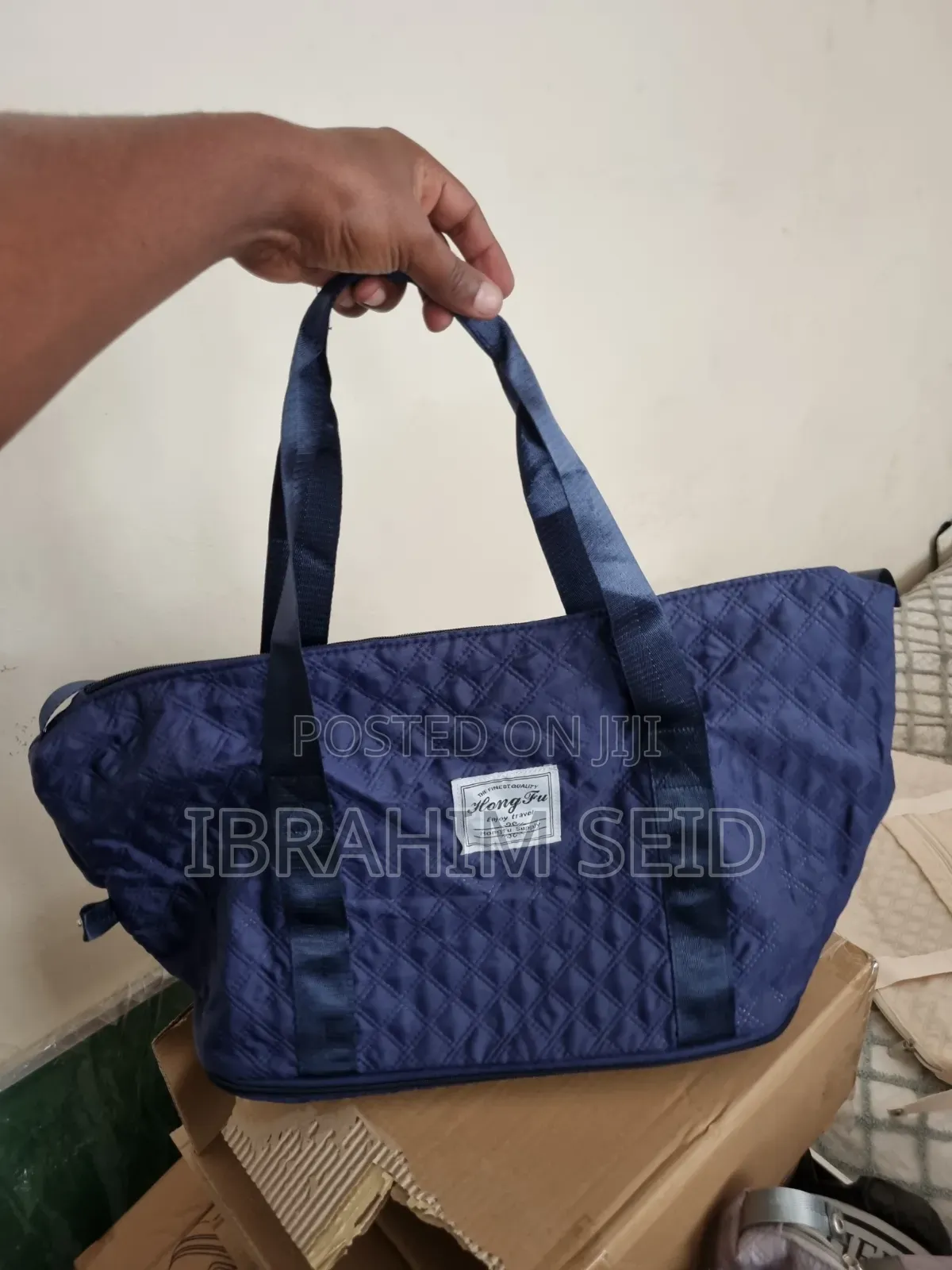 Hong Fu Quilted Travel Gym Bags