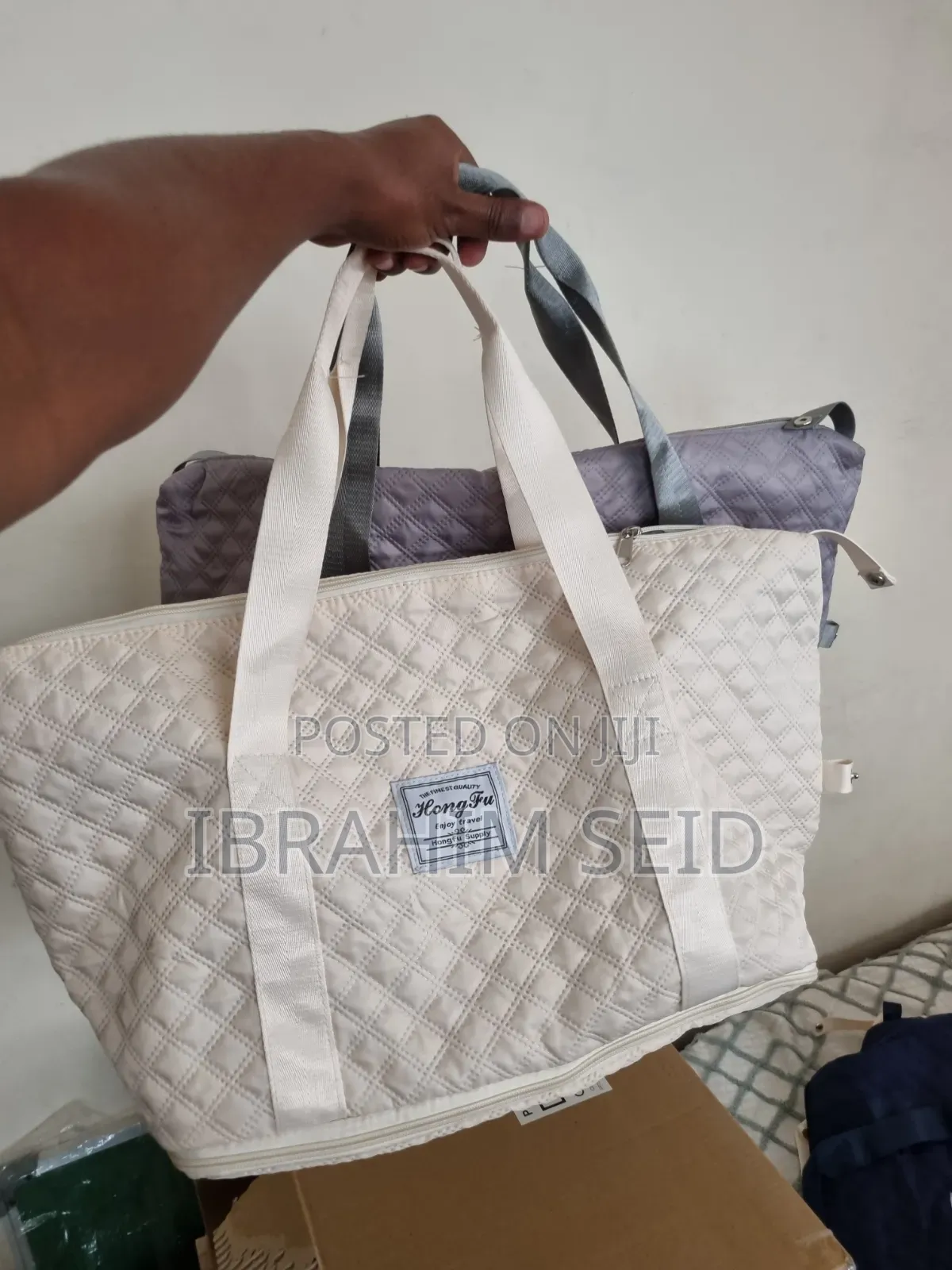 Hong Fu Quilted Travel Gym Bags
