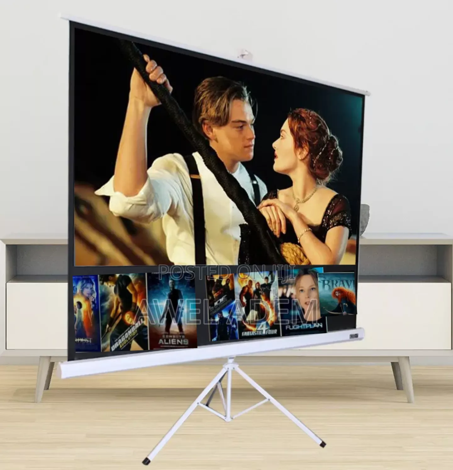 Projector Screen With Stand