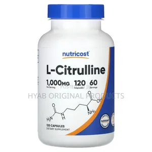 L-Citrulline, 120 Capsules (500 Mg Per Capsule)