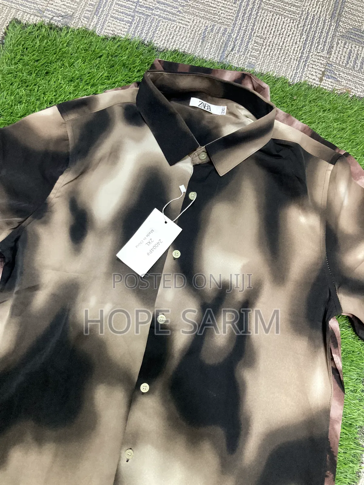 Stylish Zara Men's Short-Sleeve Shirt