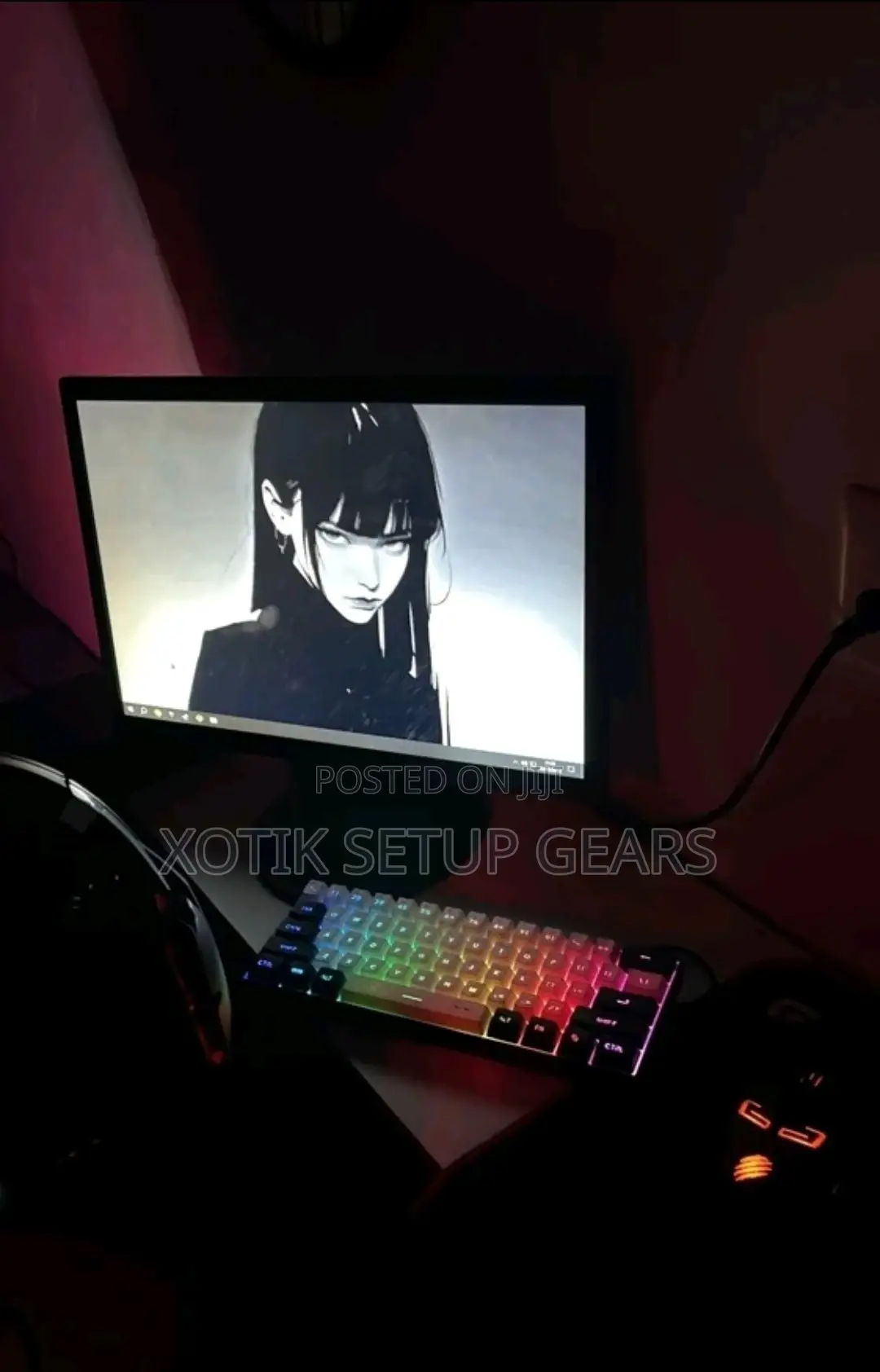Magegee Ts91 60% Compact Wired Gaming Membrane Keyboard - Rgb Backlit