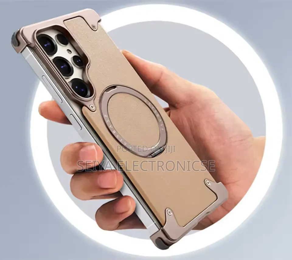 Huawei Pura 70 Freamlass Metal Leather Case