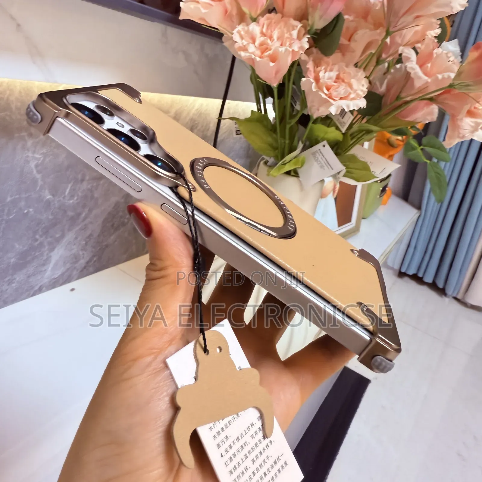 Huawei Mate X5 Leather Mobile Phone Cover# Freamlass Metal Case