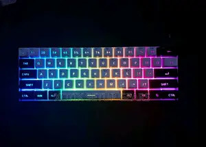Magegee Ts91 60% Compact Wired Gaming Membrane Keyboard - Rgb Backlit