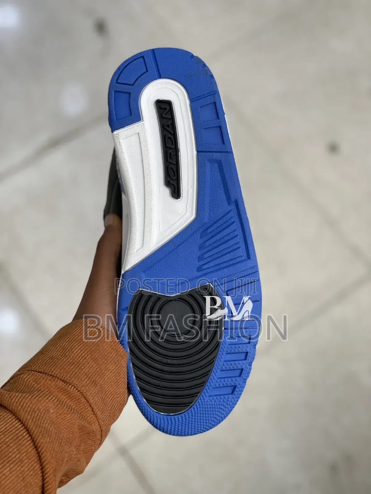 Air Jordan 3: Black, Royal Blue Elephant Print