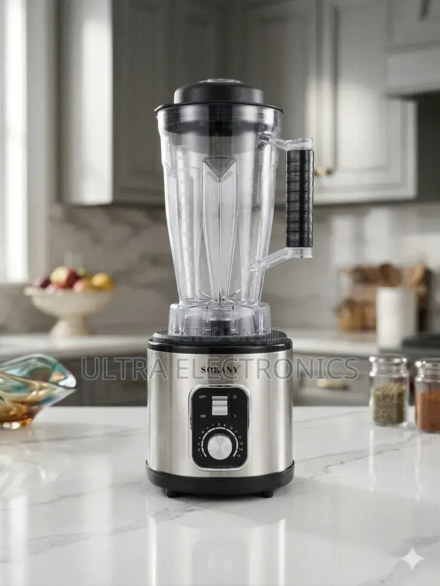 Sokany Commercial Professional Blender Featuring a 2.0-Liter Capacity