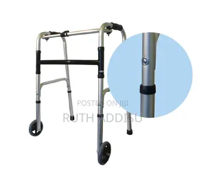 Aluminium Folding Walker Rolling – Stable. Double H-Shaped Medical ወከር