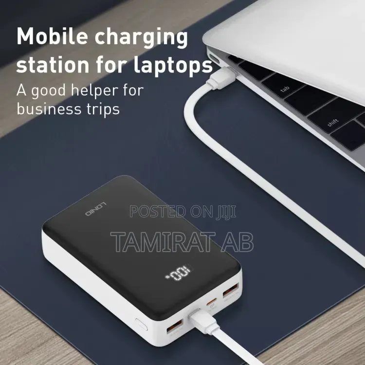 Ldnio 65w Pd 20000mah Powerbank for Phones, Tab, and Laptop
