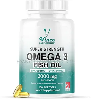 Omega 3 Fish Oil 2000mg | Epa 660mg Dha 440mg , Fish Gelatin