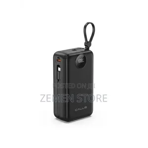 Calus 30000mah Power Bank - Built-in Cables ኃይለኛ ፓወር ባንክ