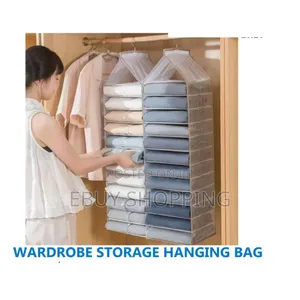 6-Layer Foldable Hanging Bag – Easy Install, No Tools