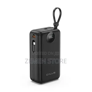 Calus 30000mah Power Bank - Built-in Cables ኃይለኛ ፓወር ባንክ