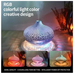 Multi-Color Atmosphere Humidifier – 300ml Capacity, Silent Operation,