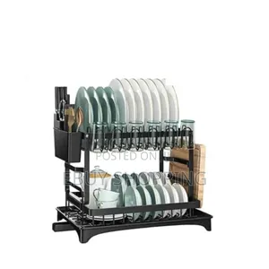 Strong Load-Bearing 2-Tier Drying Rack – Daily Use