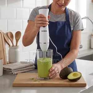 Minda Hand Blender (600w) | ጠንካራ የህፃናት ምግብ እና ፍራፍሬ መፍጫ