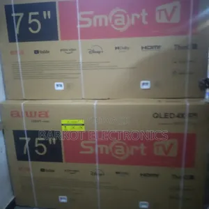 Aiwa Smart Qled Tv 75 Inch Andraid Framless Hifi Seapeker Now