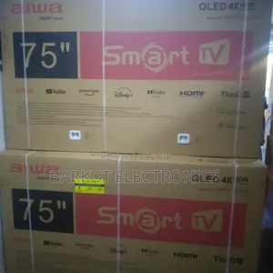 Aiwa Smart Qled Tv 75 Inch Andraid Framless Hifi Seapeker Now