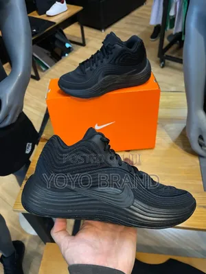 Nike Precision 8 Mid Triple Black Unisex Fashion Shoes