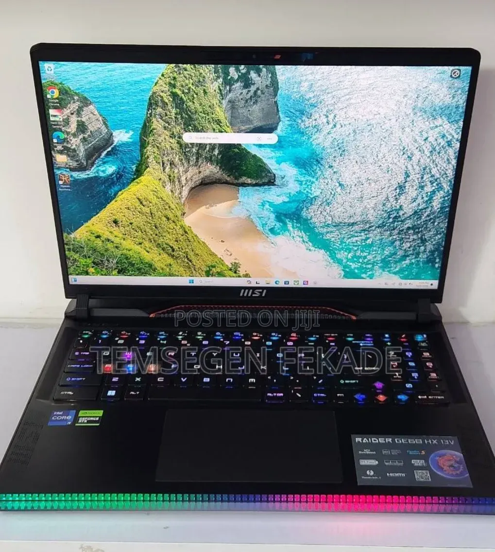New Laptop MSI GE66 Raider 10SGS 32GB Intel Core i9 SSD 1T