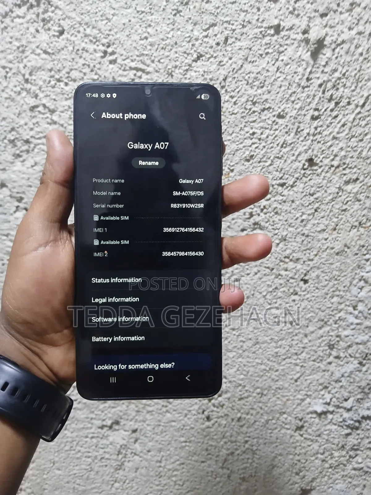 Samsung Galaxy A07 128 GB Black