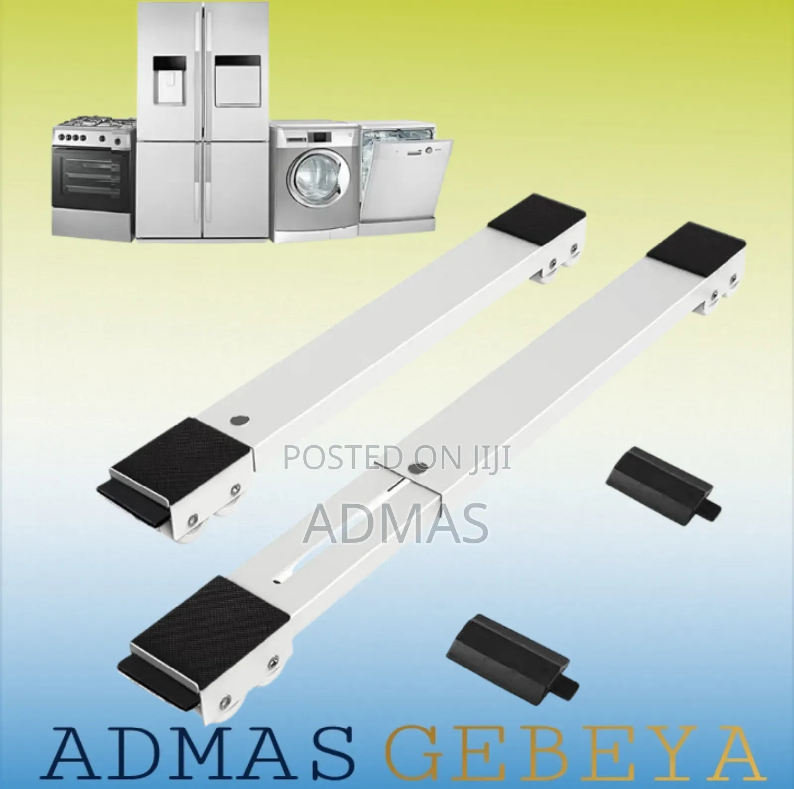 Adjustable Moving Roller Wheels Stand With Brake.
