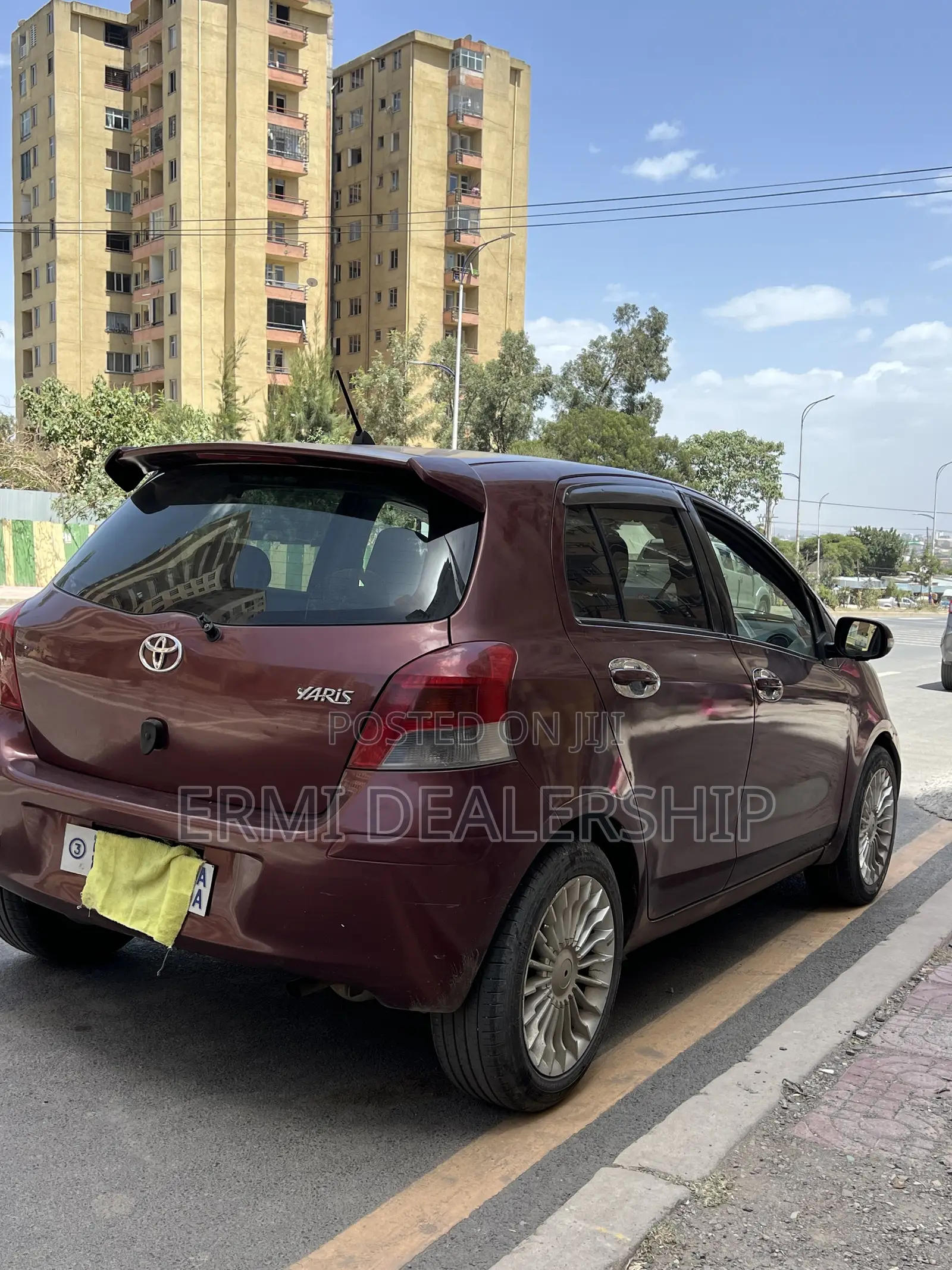 Toyota Yaris 2010 Burgundy