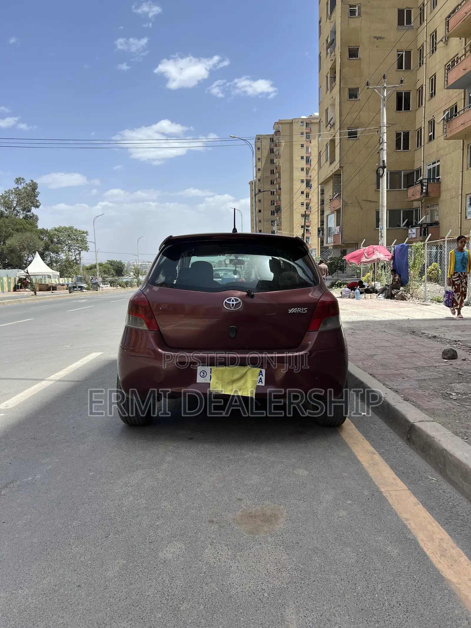 Toyota Yaris 2010 Burgundy