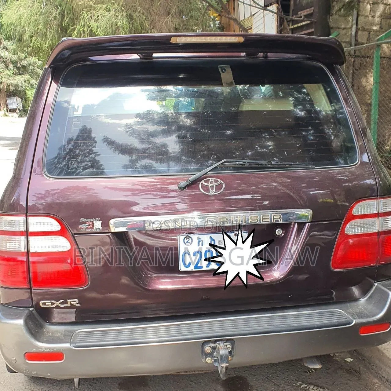 Toyota Land Cruiser 2005 Burgundy