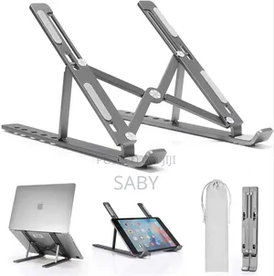Foldable Aluminum Laptop Stand With 6 Adjustable Angles