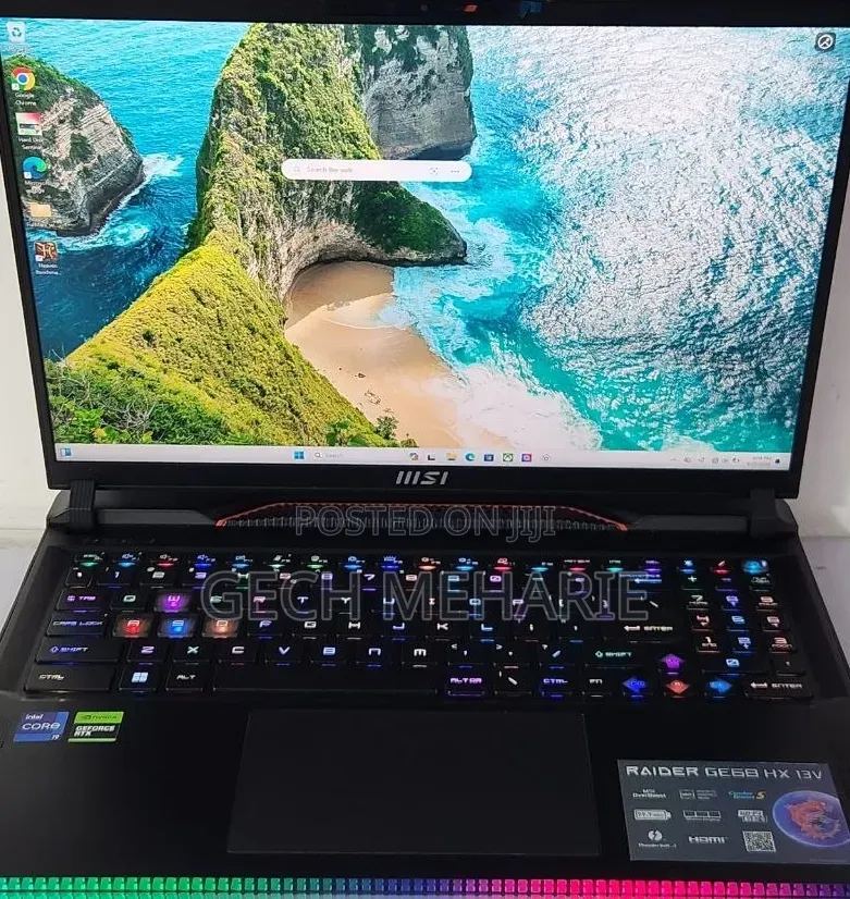 New Laptop MSI Raider GE68HX 13VI-202US 32GB Intel Core i9 SSD 1T