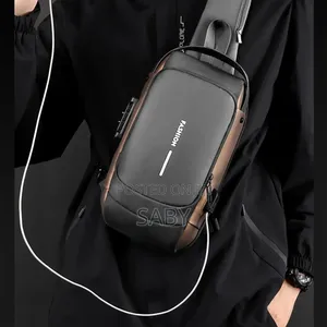 Leather Multifunctional Anti-Theft Sling Bag