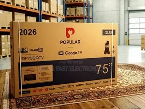 ​Popular 75 Inch Tv Qled Google Tv Retail Box