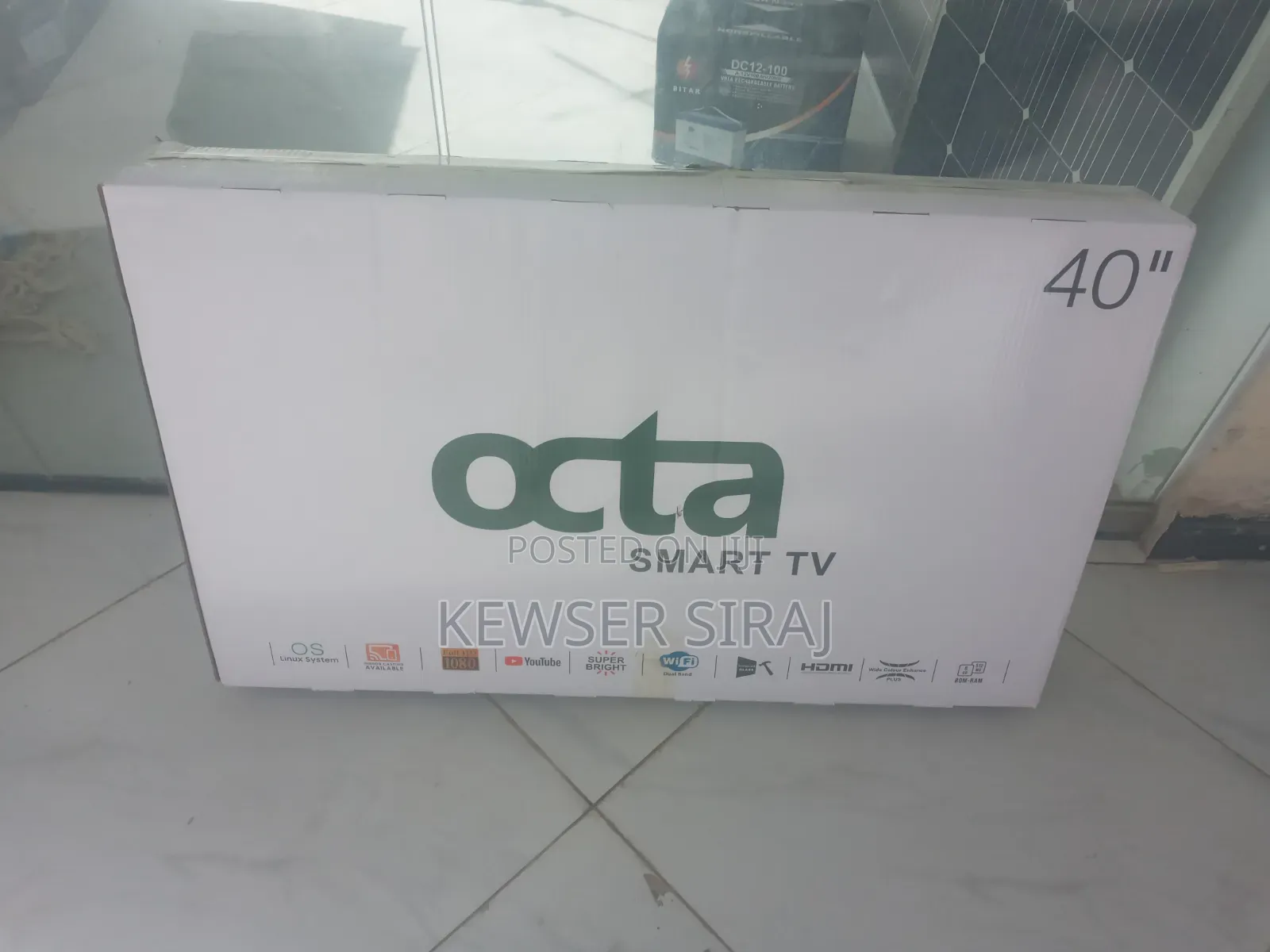 Octa 40inch Tv Smart Android New Model 20 25