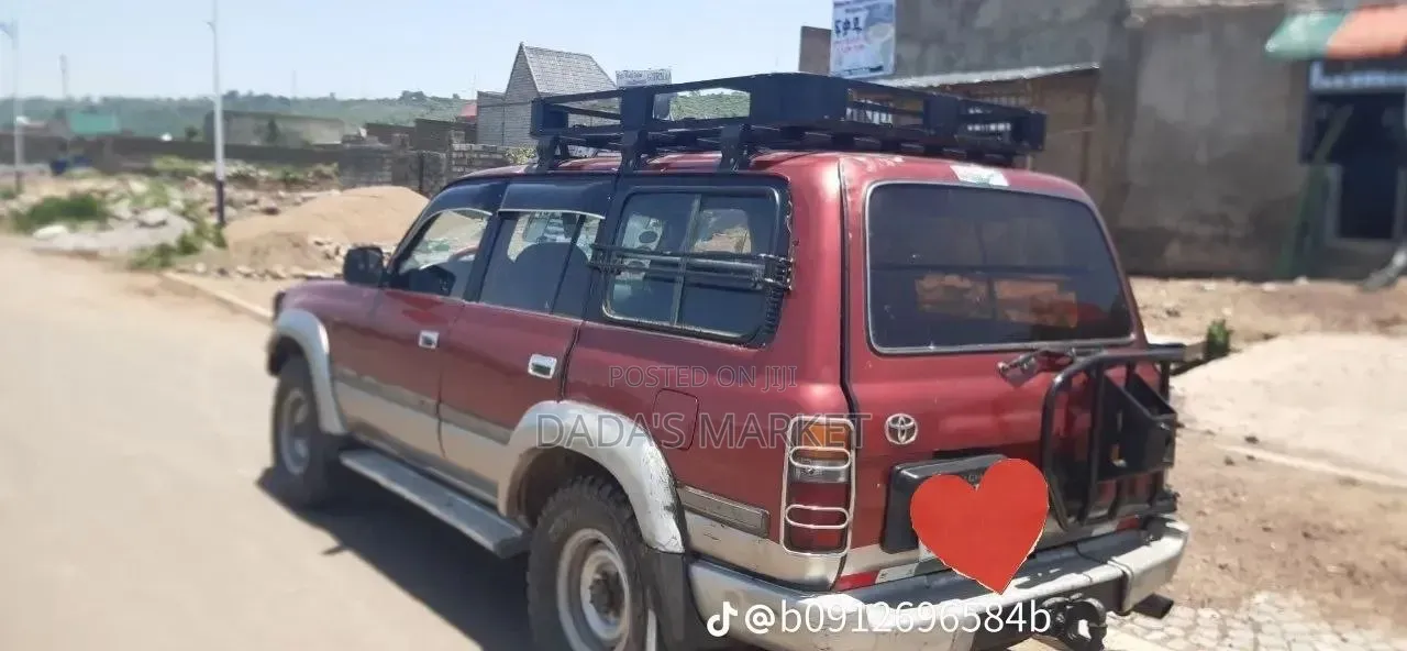 Toyota Land Cruiser 1991 Burgundy