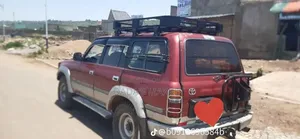 Toyota Land Cruiser 1991 Burgundy