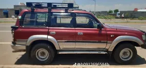 Toyota Land Cruiser 1991 Burgundy