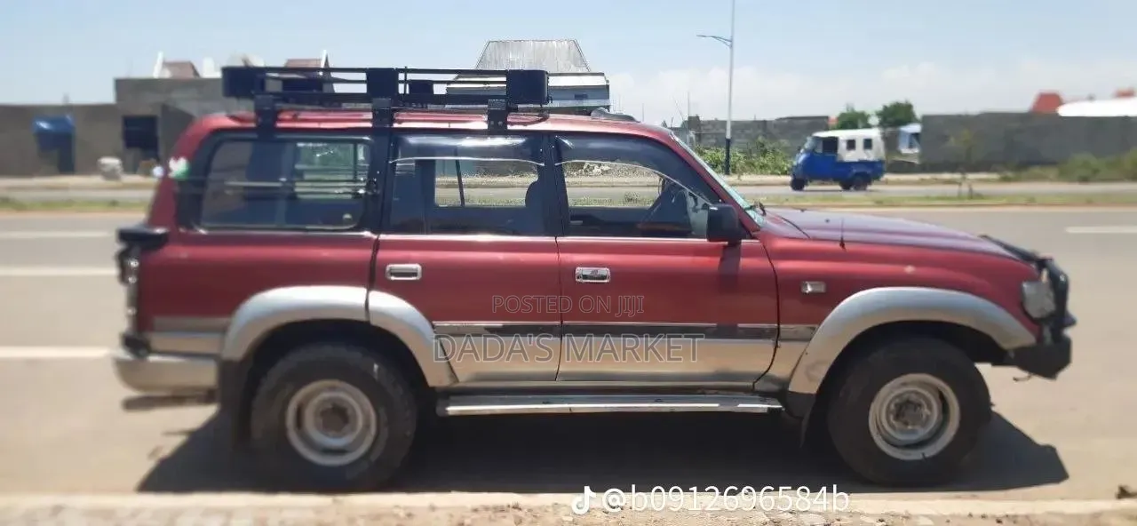 Toyota Land Cruiser 1991 Burgundy